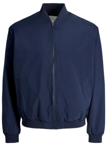 JACK & JONES Jjecharge Bomber Jacket Noos - Chaqueta bomber para hombre, azul marino, XL