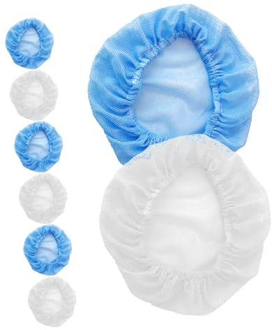 VANZACK 8pezzi Copricapo in Rete Elastica Monouso Unisex Retine Per Capelli Traspirante Per Cucina Servizio Di Ristorazione e Laboratori