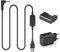Raeisusp 5V USB Kabel ACK-E10 Mobile Netzteil + DR-E10 LP-E10 LPE10 Dummy Akku DC Grip + 5V 3AMP Adapter Kit für Canon1100D 1200D 1300D 2000D X50 X70 T3 T5 T6