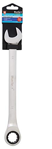 Blue Spot Tools 05120 24mm Chrome Vanadium Ratchet Spanner Fixed Head