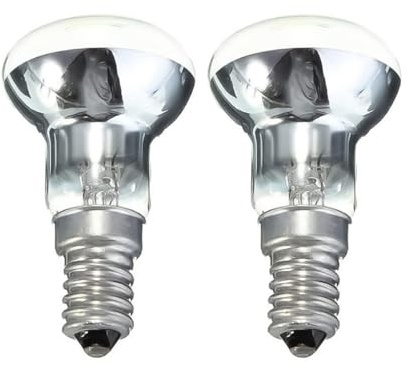 CENPEK 2-pack 40W E14 R50 SES Dimbar reflektorlampa Golden Small Edison Skruvlock, Spotlight Halogenlampor Varmt ljus 2700K