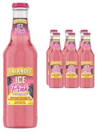 Smirnoff Ice Pink Lemonade | USA | 6 Pack | Bottles