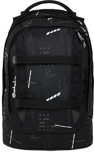 Satch Pack ab 5. Klasse ergonomisch 30L Stauraum standfest Organisationstalent Ninja Matrix - Schwarz