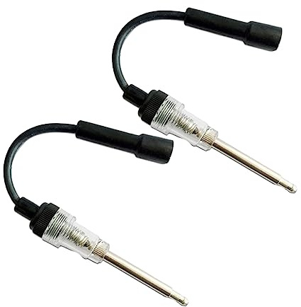 LOORGVEL Tester di Accensione Rilevamento Guasti e Candele per Impianto di Accensione 2 Pezzi Due Fori per Diagnosi Motore e Verifica Spark Plug in Auto