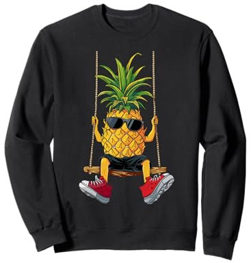 Drôle balançoire ananas échangiste ananas fruits d'été Lov Sweatshirt