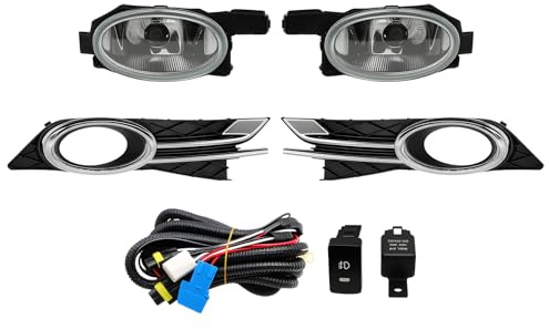Nakkaa Fog Light Assembly Compatible with Odyssey Van 4-Door 2014-2017