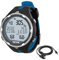 Seac Action, Tauchcomputer für Gerätetauchen und Freediving, Logbuch, Dive Planner, Safety Alarme, schwarz/blau + usb