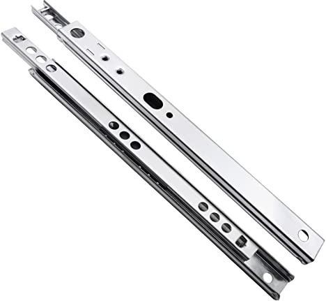 1 Paar Schubladenschienen Teilauszug,17mm x 246mm Auszugsschienen