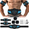 GDWD EMS Bauchmuskeltrainer, EMS Trainingsgerät für Männer und Frauen, Elektrisch Muskelstimulator mit 10 Modi und 30 Intensitäten Nzeige des Kalorienverbrauchs, Muskelstimulation für Bauch/Arm/Bein