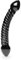 MySecretCase Dildo di Vetro 20cm - Dildo Doppia Testa, Dildi Anali Sextoys Doppio Anal, Fallo Masutrbatore Per Uomo Donna, Pene Finto (Nero)