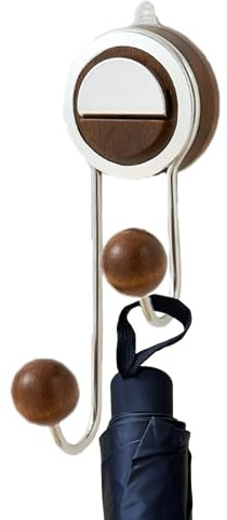 Ganchos de para pared de ducha | Almacenamiento reutilizable, gancho de gran uso intensivo | Para toalla Albornoz Llaves Paraguas Sombreros Corona Baño Ventana Salón Puertas