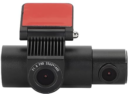 Cryfokt Bilkörande Videobandspelare 3-kanals Dash Cam 1080P Night Loop Parkeringsmonitor för Lastbilar Metal