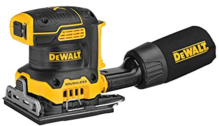 DEWALT 20V MAX* XR Palm Sander, Sheet, Variable Speed, 1/4-Inch, Tool Only (DCW200B)