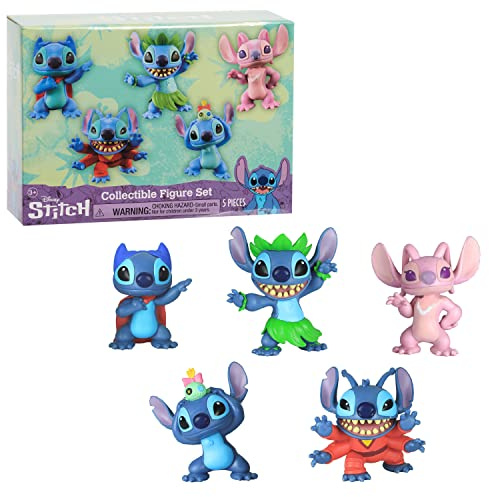STITCH Disney’s Lilo Collectible Figure Set, 5-pieces, Kids Toys for Ages 3 Up by Just Play