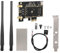 Nikou M.2 NGFF-Karte, WLAN Karte, PCI-E 1X Desktop WiFi WLAN Adapter Netzwerkkartenkonverter für 8260 7265 1535 7260