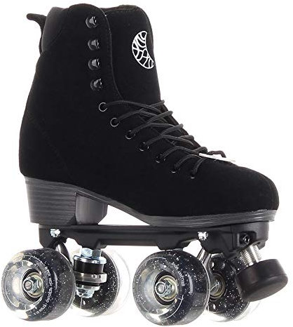Skates Luna Quad Roller Figur Rollschuhe (Shadow schwarz, EU41/ UK7.5 / US 9 .5/26.5cm)