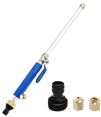 Lavadora de Alta presión Hydro Jet, Bekasa 46cm Lanza de Lavado de alta presión con 2 Boquillas Pistola de Lavado lanza hidrolimpiadora para Coches, Jardín, Riego del Césped, ventanas, patio