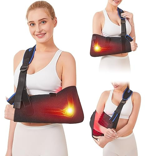 JOBYNA Infrarottherapie & Rotlichttherapie für Gebrochenes, 660nm Rotlicht 850nm nahe Infrarotlicht für Arm Schulter Verletzung Rotator Manschette Riss Handgelenk und Ellenbogen Chirurgie