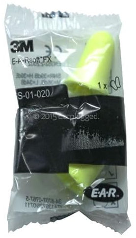 20 Paar 3M EARsoft FX Ohrstöpsel von WWYE, weiche Schaumstoff-Ohrstöpsel, 37 dB SNR-Ohrstöpsel, ideal zum Schlafen, Reisen, Lernen, Arbeit, laute Geräusche