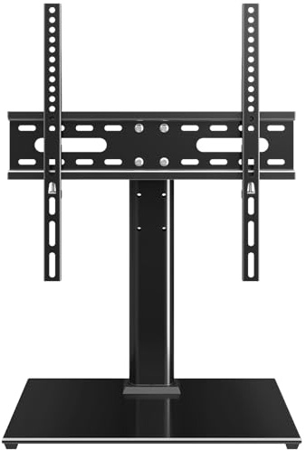 MOUNTUP TV Ständer Höhenverstellbar Für 24-60 Zoll LCD Led OLED Fernseher, Max. 40KG, Höhenverstellbar Universeller TV Standfuß mit Kabelmanagement, Max.VESA 400x400 mm, EU1335