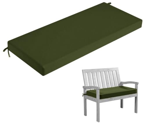 HJZPWB Cojin Banco Exterior Antideslizante Cojines para Banco Desenfundable Colchoneta Banco Jardin Comodidad Cojines Banco Exterior Jardin Lavable Cojin para Banco,D,40 * 40 * 5cm