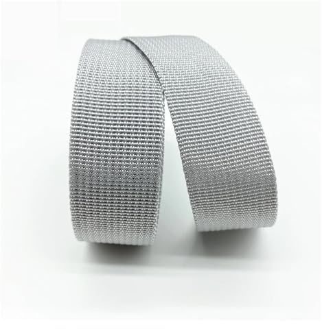 WEOKDFHA sadelgjord 30 mm kanvas band bältesväska sadelgjord nylon husdjur ryggsäck band sömtillbehör (ljusgrå)