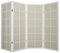 Fine Asianliving Japanische Paravent Raumteiler Shoji Fine Asianliving Japanischer Paravent Raumteiler Trennwand B180xH130cm 4-teilig Shoji Reispapier Weiß