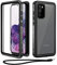 Beeasy Coque pour Samsung S20 Etanche Antichoc, IP68 Waterproof 360 Integrale Protection Etui Avant et Arrière avec Protecteur d'Écran, Militaire Anti-Choc Housse Rigide Résistant Case Antipoussière