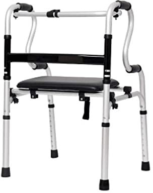 ADITAM Original Upright Walker – Leichter Stand Up Rollator Gehhilfe mit Sitz – Einfachere Handhabung Kompaktes Design Double The Comfort