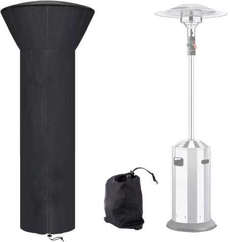 Cover for Patio Heater Mushroom Customized Heater Cover Hood 49x90x225 cm, water-repellent, durable cover for free-standing patio heater [131]