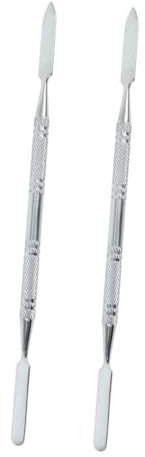 MAGICLULU 2pièces Outil De Mélange Acier Inoxydable Pour Fond De Teint Et Fards à Paupières Tige De Modulation De Couleur Pour Maquillage Et Cosmétiques