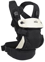Joie savvy™ lite air 3in1 Trage, mit Rücken- & Neugeborenenstütze, leicht, Magnetverschlüsse, Geburt bis 3 Jahre (3,5–14 kg), jet