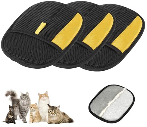AprYew Guantes Electrostáticos para Mascotas, Guantes para la Eliminación de Pelo de Mascotas para Gatos y Perros, Nuevo Guante Removedor de Pelo para Mascotas 2025 para Sofá, Muebles, Alfombra