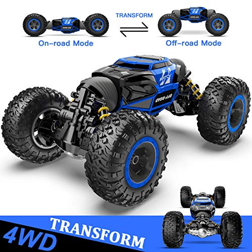 BEZGAR TD141 Remote Control Cars,1:14 Scale RC Car, Twist RC Stunt Car