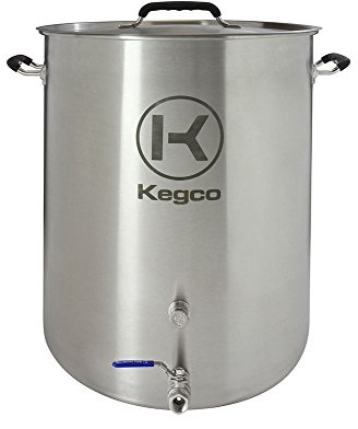 Kegco 3PXBK20-P2 Brew Kettle, 20 Gallon, Stainless Steel