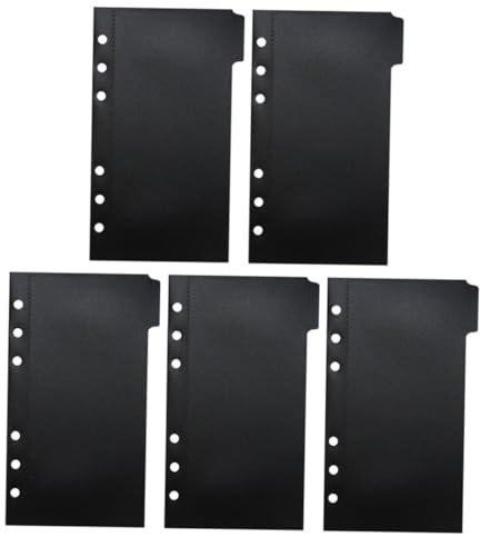 NUOBESTY 1 Satz Binder-Bargeldbrief registerreiter zum Taschenordner aufbewahrungssack storage pockets schnellhefter Aufbewahrungsbeutel Notebooktasche Visitenkartenbeutel pp Zubehör Teiler