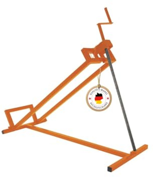 PROFI-PARTNER Lève-tondeuse inclinable – Dispositif de levage jusqu’à 400 kg | Réglable en continu, pliable & stable | Pour tondeuses, quads, tracteurs-tondeuses et autres