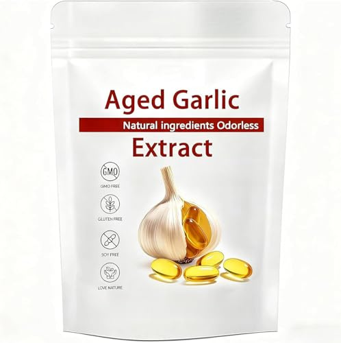 Complesso di estratti di aglio invecchiato inodore, naturale non OGM per il comfort cardiovascolare e l'equilibrio quotidiano del corpo