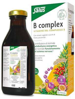 Salus B Complex - Integratore Alimentare con 6 Vitamine del gruppo B per favorire il metabolismo energetico - 250ml
