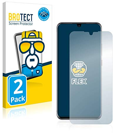 BROTECT 2 Stück Full-Cover Schutzfolie für ZTE Axon 11 4G Full-Screen Displayschutz-Folie [3D Curved, Anti-Fingerprint, Kristall-Klar]