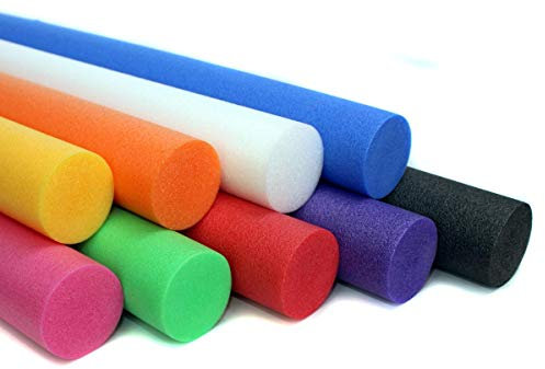 Schwimmnudel SET'S als 4, 6, 8, 10, 12, 16, 24, 48 Set mit 9 versch. Farben zur Auswahl | Poolnudel NMC Comfy 160cm (Polyethylen-Schaumstoff, 12er Schwimmnudel Set)