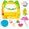 Gabby’s Dollhouse, Cakey’s Fruit Smoothie Balcony Playset, 8-Pcs with Toy Figures, Doll’s House Accessories and Sensory Play, Kids’ Toys for Girls and Boys 3+