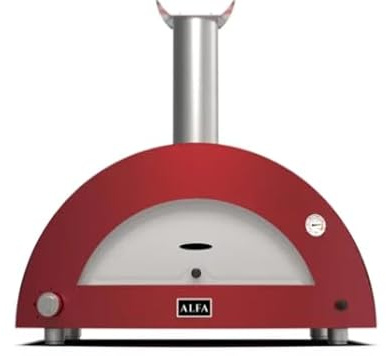 Four métal à gaz Alfa fours ligne moderne 3 pizzas rouge