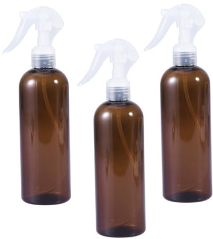 Healvian 3piezas Botella Pistola Pulverizadora De Recipientes De Agua Rellenable Para Peluquería Botella De Plástico Spray Pulverizador De Agua Para Peinar Cabello