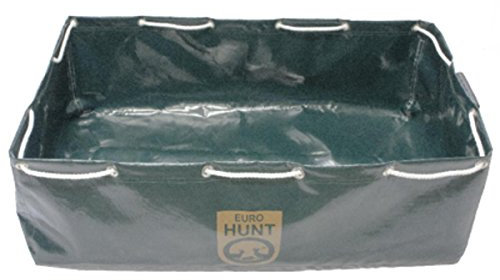 EURO HUNT Faltbare Wildwanne mit praktischen Griffen, 92 x 52,5 x 30cm, integrierter Clip-Verschluss, verstärkte Kanten, wasserabweisend und einfach zu reinigen