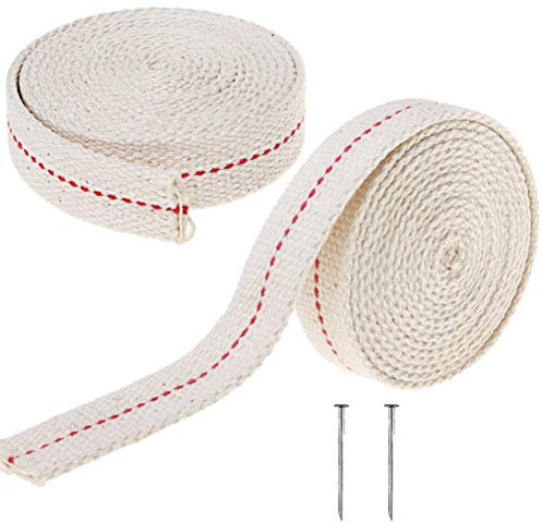 2 Rolle Docht für Öllampen, weiße Ersatzdocht für Ölbrenner 200cm