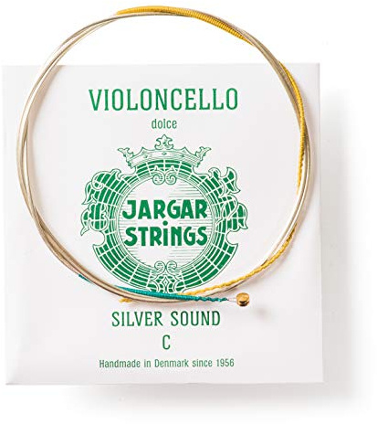 JARGAR Ce-CCMS Cello Classic C-strängsilver, medium (1,69 mm) för cello Grön//green Delce/lätt