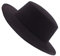 Fedora-Hut für Erwachsene, Unisex, modisch, klassisch, große breite Krempe, Flache Kirche, Derby-Kappe, Kopfbedeckung für Hochzeit, Party, Talent, Show, Performance, 1 Stück