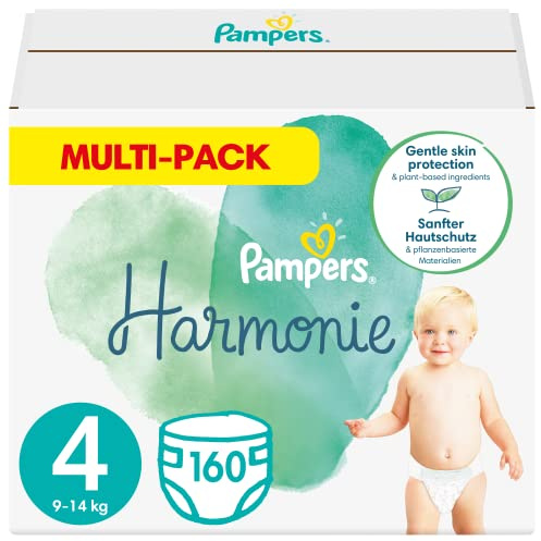 Pampers Baby Windeln Größe 4 (9-14 kg) Harmonie, 160 Stück, Alte Version