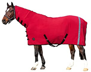 HKM Reflection Pferdedecken Rot 135